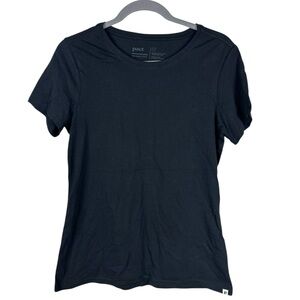 Pact Organic Cotton Black Short Sleeve Tee NWOT